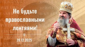Как житейские дела мешают прийти к Богу. Проповедь о. Андрея Лемешонка 28 декабря 2025 г.