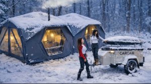 Кемпинг с моей лучшей подругой в двух надувных палатках.