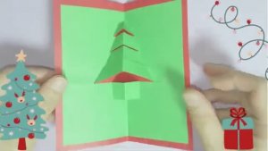 Идея открытки на Новый Год! Поделки подарки своими руками Бабушке или Маме!