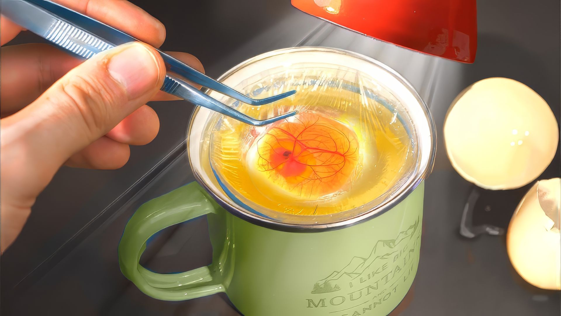 ВЫБИЛИ ЯЙЦО В СТАКАН И ЖДЕМ ЦЫПЛЕНКА! ЭКСПЕРИМЕНТ. смотреть онлайн