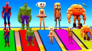 БРЕЙНРОТ МЕМЫ НА РАЗНОЦВЕТНЫХ ГОРКАХ. МУЛЬТИКИ ОНЛАЙН