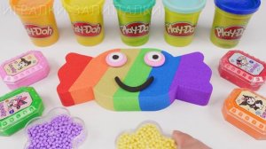 ЛЕПИМ КОНФЕТУ ИЗ КИНЕТИЧЕСКОГО ПЕСКА ВИДЕОЛЕПКА ВИДЕО МУЛЬТИКИ ДЛЯ ДЕТЕЙ КАНАЛ ИГРАЛКИ-ЗАЛИПАЛКИ