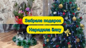 Готовимся к новому году 🎄 Нарядила ёлку 🎁  Подарок учителю