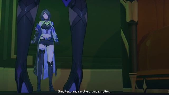 Giantess Black Swan shrinking Acheron смотреть онлайн