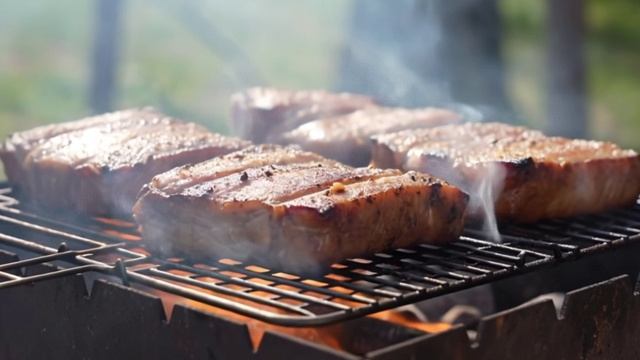 Свинина на гриле. Рецепт внутри. смотреть онлайн