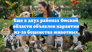 Еще в двух районах Омской области объявлен карантин из-за бешенства животных