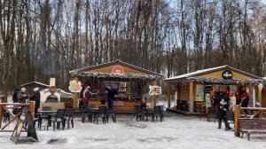 Лесопарк Рязань 💥рыцарские бои,дедушка гармонист,елочка.   Начало декабрь 2025