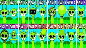 ВСЕ Персонажи Из Sprunki Phase 2 SWAP