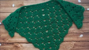 МК Узор для шали крючком
