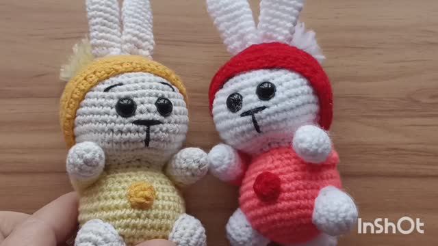 Зайчик в шапочке ч.2 лапки , ушки. смотреть онлайн