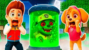 РАЙДЕР ЗАРАЗИЛ КРЕПЫША ЩЕНЯЧИЙ ПАТРУЛЬ ЗОМБИ ВИРУСОМ АПОКАЛИПСИС В МАЙНКРАФТ МУЛЬТИК