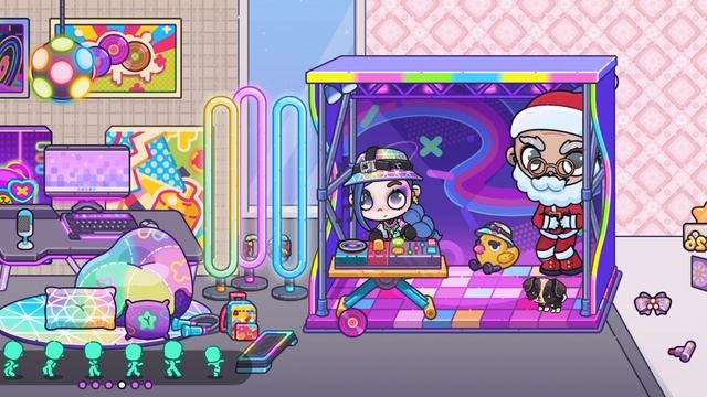 Туса с дедом морозом