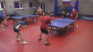 II ф. Шмидт/Воробьев (1021) - Рыбкин/Вольская (944) 18.12 Парный турнир по настольному теннису СПб