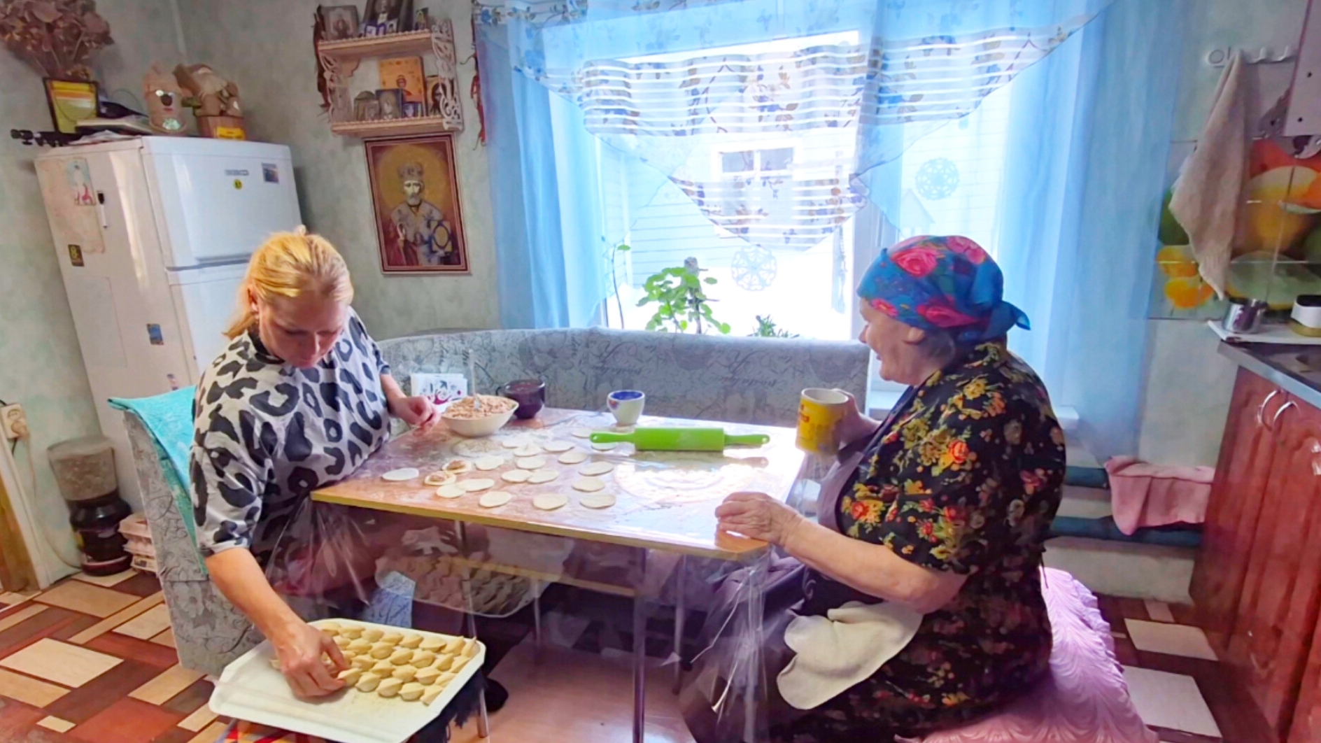 Деревенские Посиделки, мама вспоминает,делаем заготовки смотреть онлайн