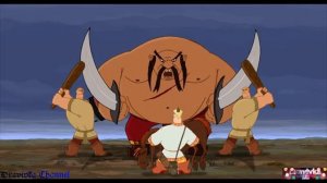 Алёша Попович и Тугарин змей, Дядя близнецы  бой.