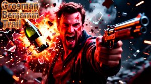 Пневматическая винтовка Crosman Benjamin Trail против СОВЕТСКОГО ШАМПАНСКОГО на дистанции 50 МЕТРОВ