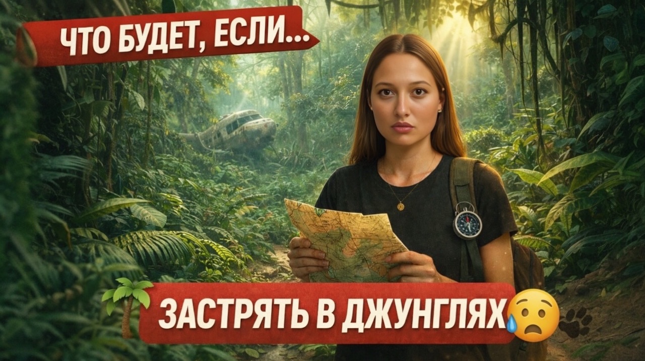 Что будет ЕСЛИ ЗАСТРЯТЬ в джунглях смотреть онлайн