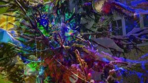 Нарядная елка на улице Речная, Асбест, Средний Урал 🎄🪅🎄