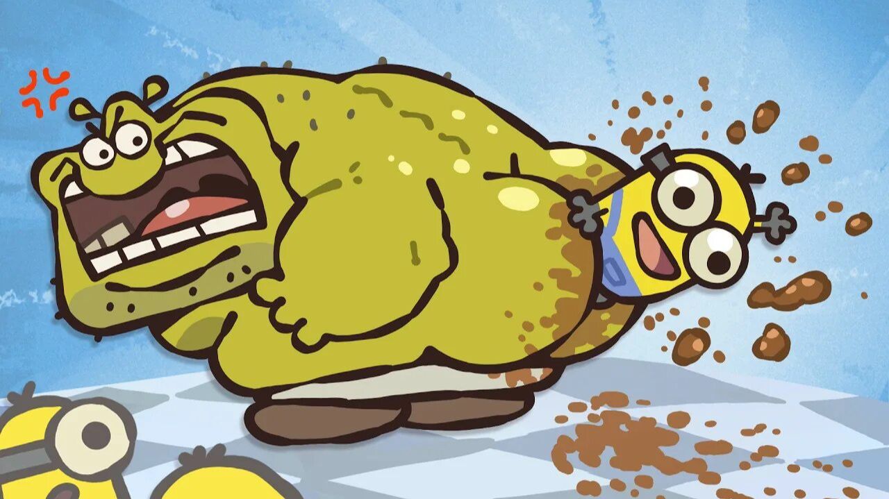 ШРЕК против МИНЬОНОВ АнимацияSHREK vs. MINIONS