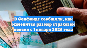 В Соцфонде сообщили, как изменится размер страховой пенсии с 1 января 2026 года