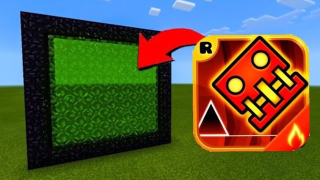 ПОРТАЛ В Geometry Dash В МАЙНКРАФТЕ  Эдит Minecraft