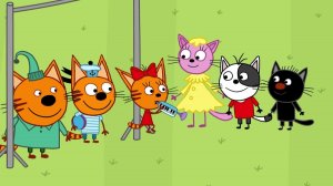 Три Кота 🐱 раскраска и учим цвета — обучающая игра для детей