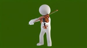 Мелодия нежности - Соло на скрипке играет снежный человек_encoded