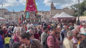 Ратха ятра в Риме 24 мая 2025 (Италия)