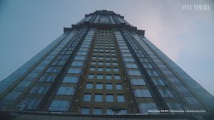 Динамика строительства небоскрёба FIVE TOWERS на Ленинском | Декабрь 2025