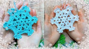 МАСТЕР-КЛАСС / СНЕЖИНКА крючком❄️ (из АРХИВА)