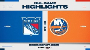 28.12.2025 | ОБЗОР МАТЧА | Нью-Йорк Айлендерс - Нью-Йорк Рейнджерс | Highlights