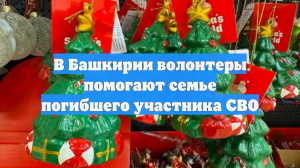 В Башкирии волонтеры помогают семье погибшего участника СВО