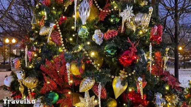 Зима в Москве-2026. Сквер на Цветном бульваре