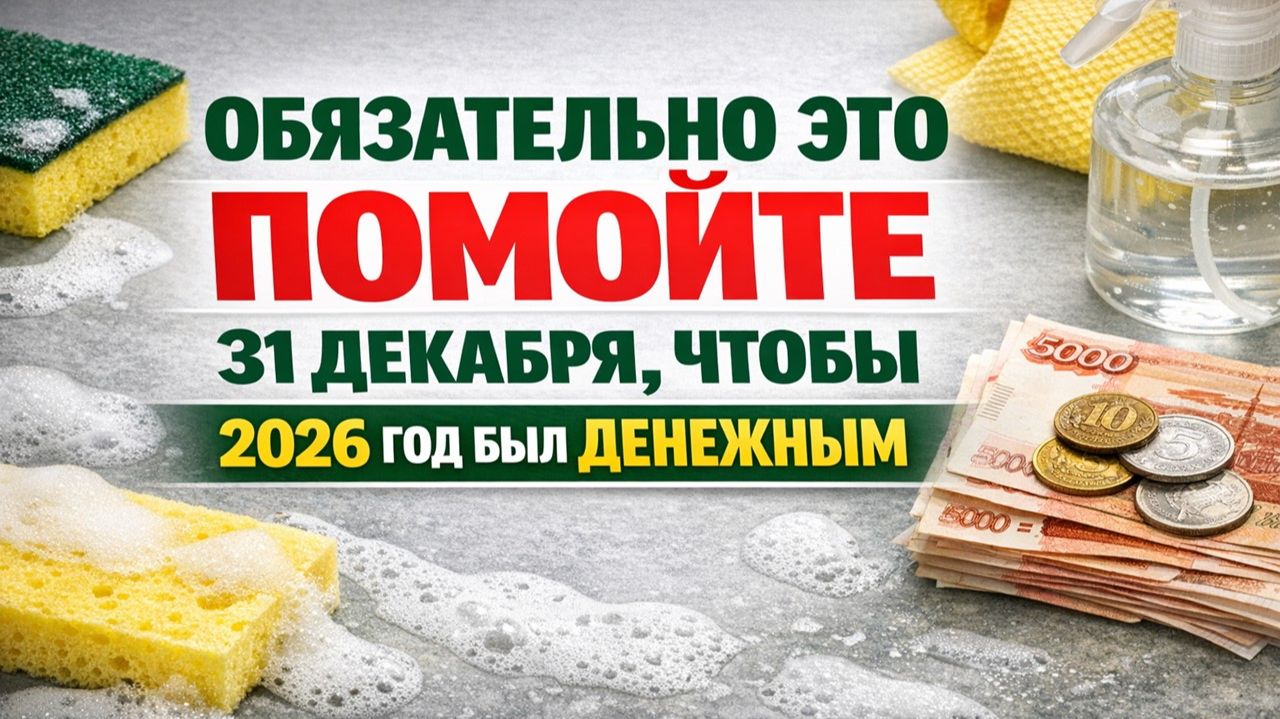Сделайте одну вещь 31 декабря в доме, и деньги в 2026 году перестанут утекать сквозь пальцы смотреть онлайн
