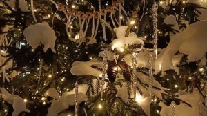 Сказочный лес и ёлка 2026 от Энергия РМК. Новогодние ёлки Часть 4 Красивый ледяной замок и горка.