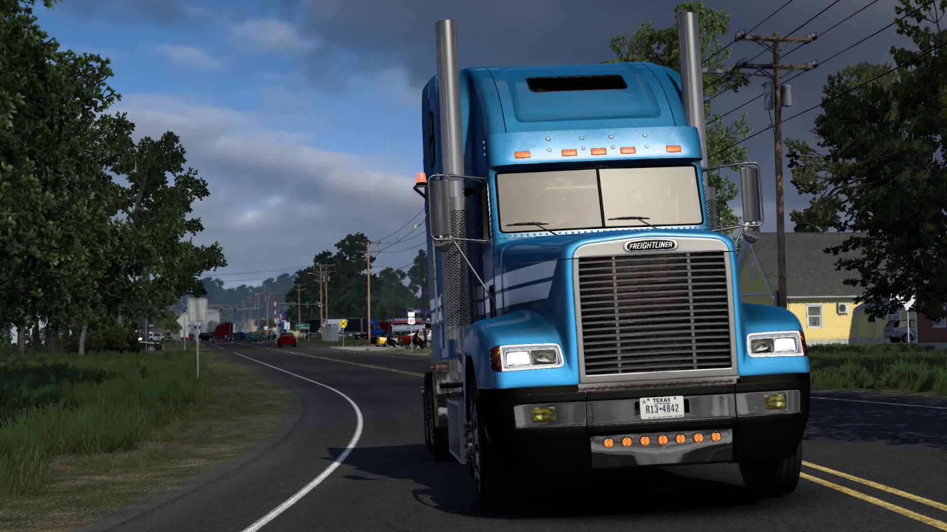 498 / ATS 1.57 / Freightliner FLD / Реальная экономика.