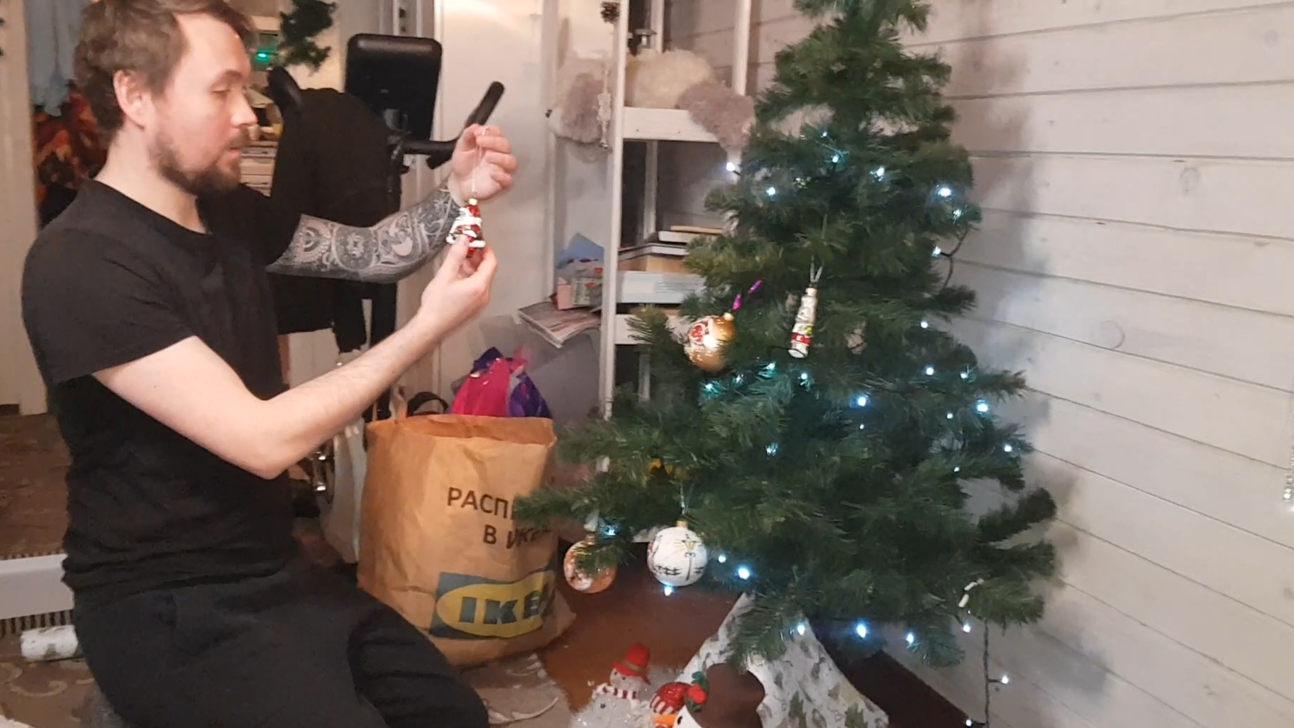 Классная ёлка🎄получилась/На обед гречка по-купечески🥘 смотреть онлайн