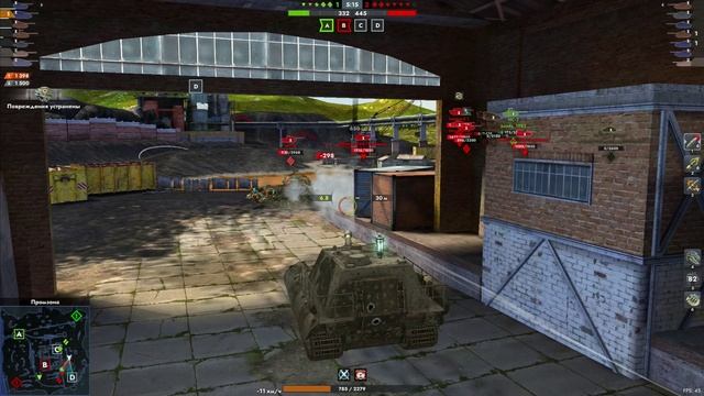 РЕПЛЕЙ НА ПТ- САУ яга E100 ПОТНАЯ КАТКА В TANKS BLITZ смотреть онлайн