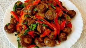 Шампиньоны по Корейски /Закусочные Грибочки /