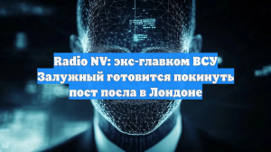 NV: Залужный намерен покинуть должность посла Украины в Британии в январе