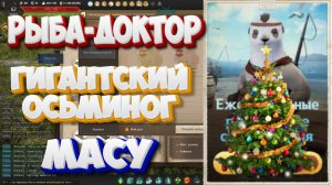 БДО. Рыба-доктор. Гигантский осьминог. Масу. Рыболовные соревнования. 29.12.2025-03.01.2026.
