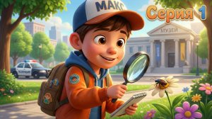 Знайка Макс и Полицейская машина: Большое расследование в парке! 🚓🔍
