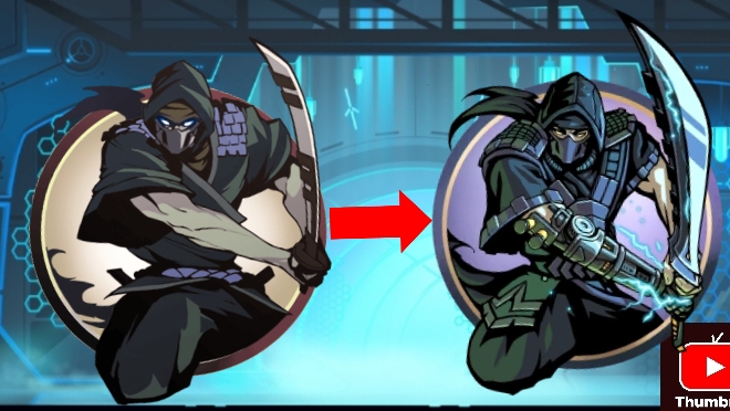 Shadow Fight Ассасин До После  Edit_tasty