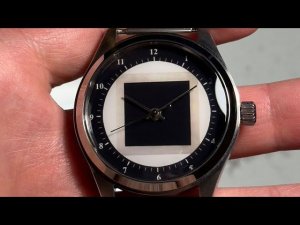 Дмитрий Бродниковский-часы Ракета черный квадрат Малевича эмаль (сапфир+сталь)