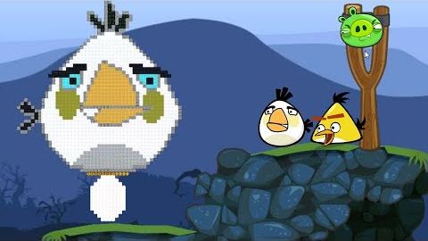 Bad Piggies: Гигантские злые птицы из Angry birds смотреть онлайн