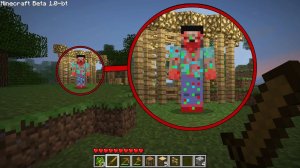 Страшный Bot666 сильно НАПУГАЛ меня пока я ИГРАЛ на этой версии Minecraft! Майнкрафт Дакплей Компот