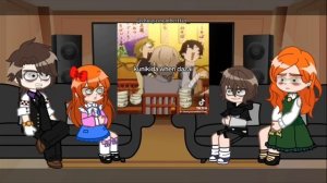 Aftom family react to Michael as Dazai Osamu | AU | Fnaf/Bsd |