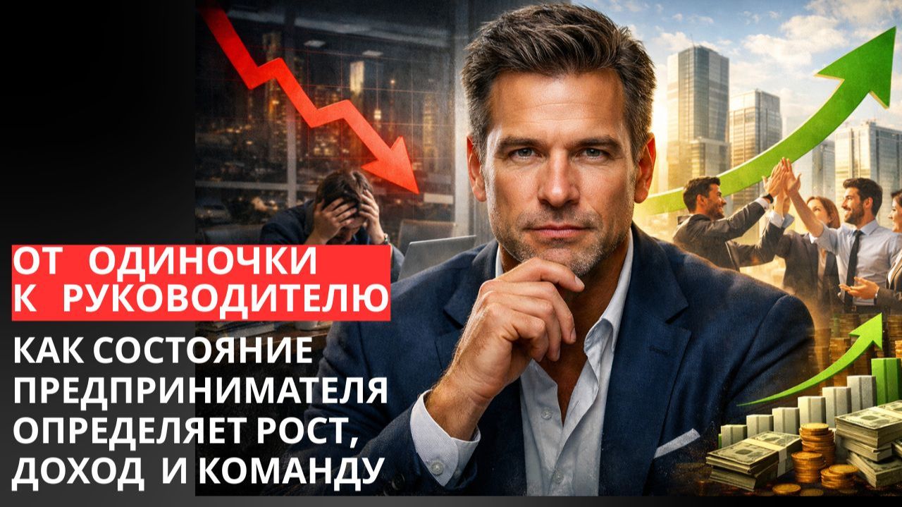 От одиночки к руководителю: как состояние предпринимателя определяет рост, доход и команду смотреть онлайн
