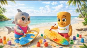 Тунг Тунг Сахур крадет доску для серфинга у Тралалеро и получает урок о дружбе и умении делиться