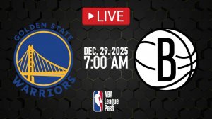 Бруклин — Голден Стэйт NBA 30.12.2025 Прямая трансляция